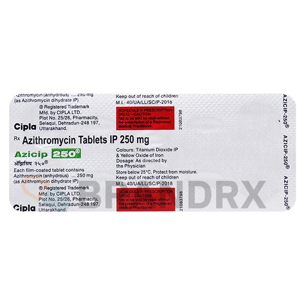 Azicip 250 mg Cipla