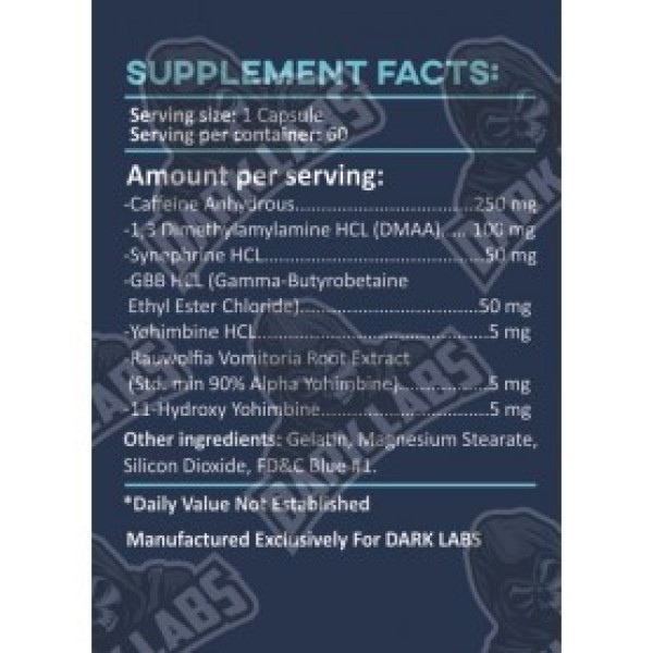 Ripper DMAA Fat burner Dark Labs Dark Labs